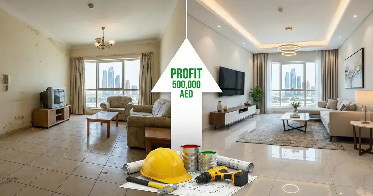 تقليب العقارات في أبوظبي: استراتيجيات الربح السريع وإدارة المخاطر