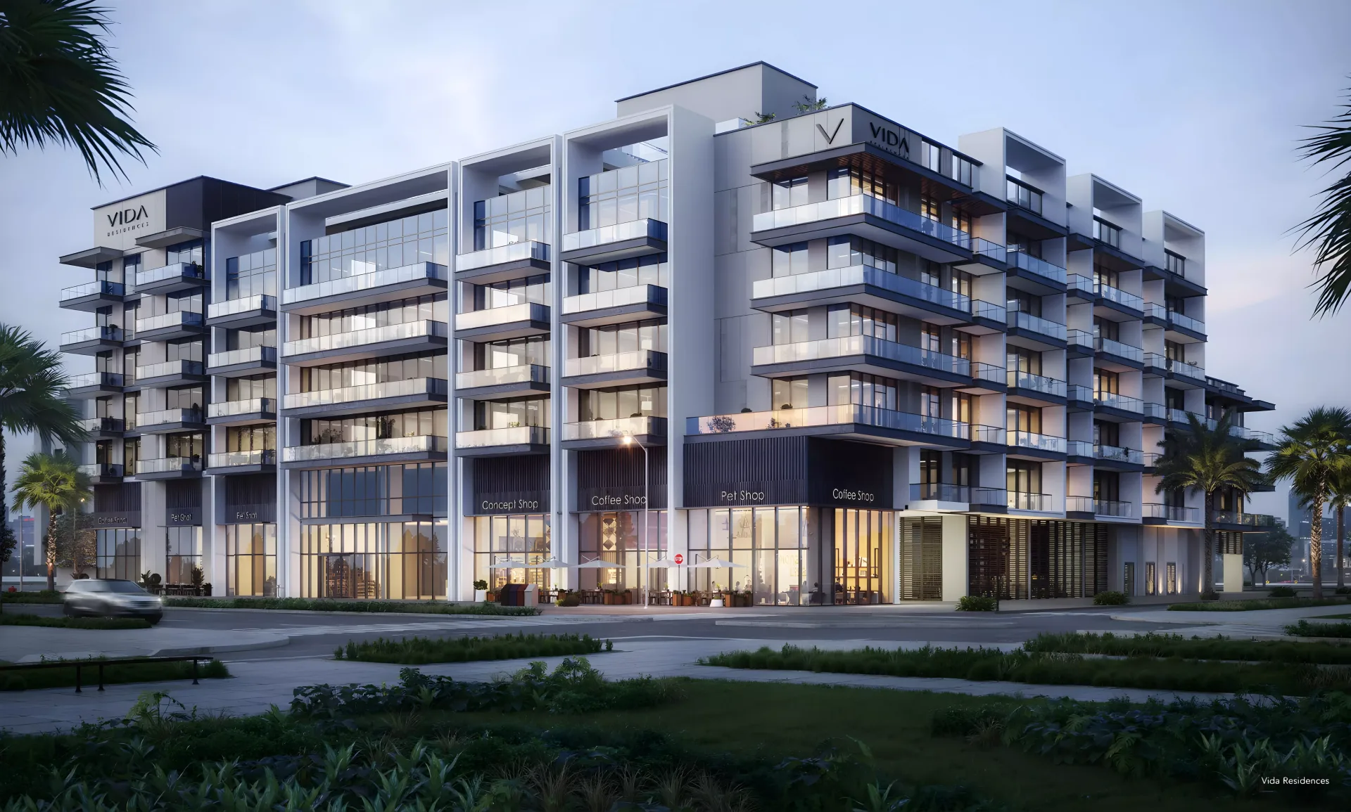 Project marketing visual for Vida Residences Saadiyat Island in Saadiyat Island.