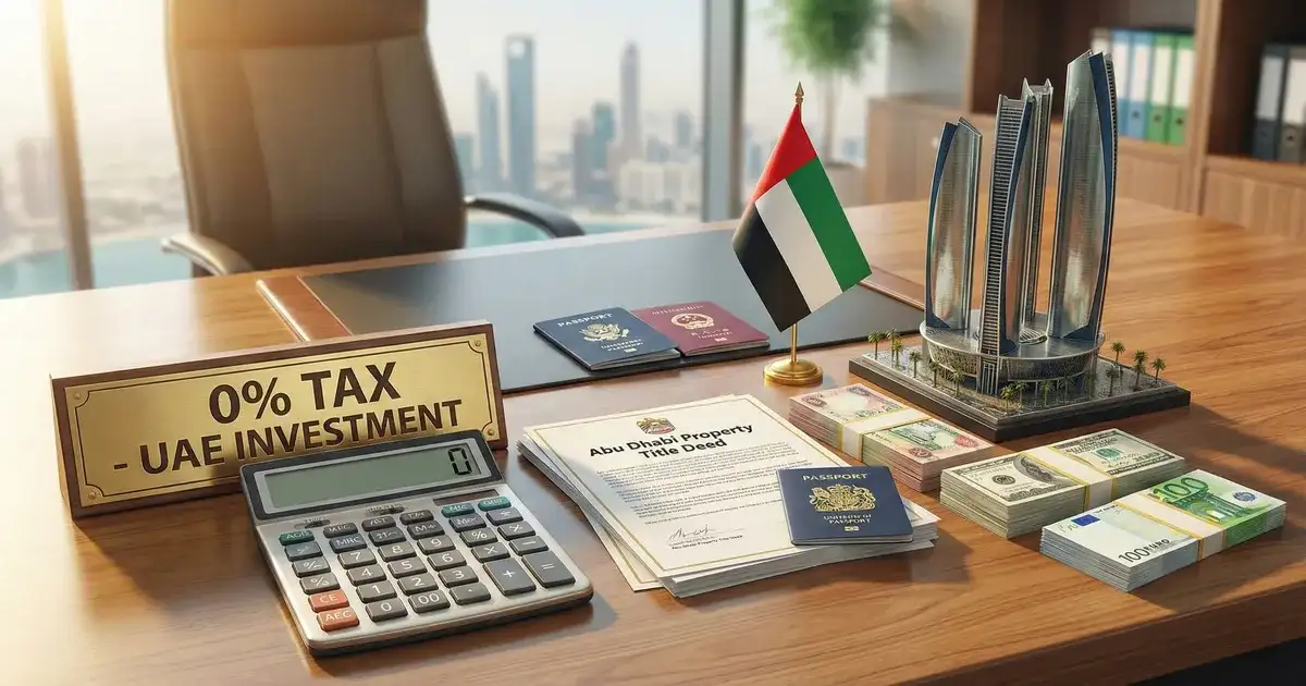المزايا الضريبية للاستثمار العقاري في أبوظبي بالنسبة للمستثمرين الأجانب