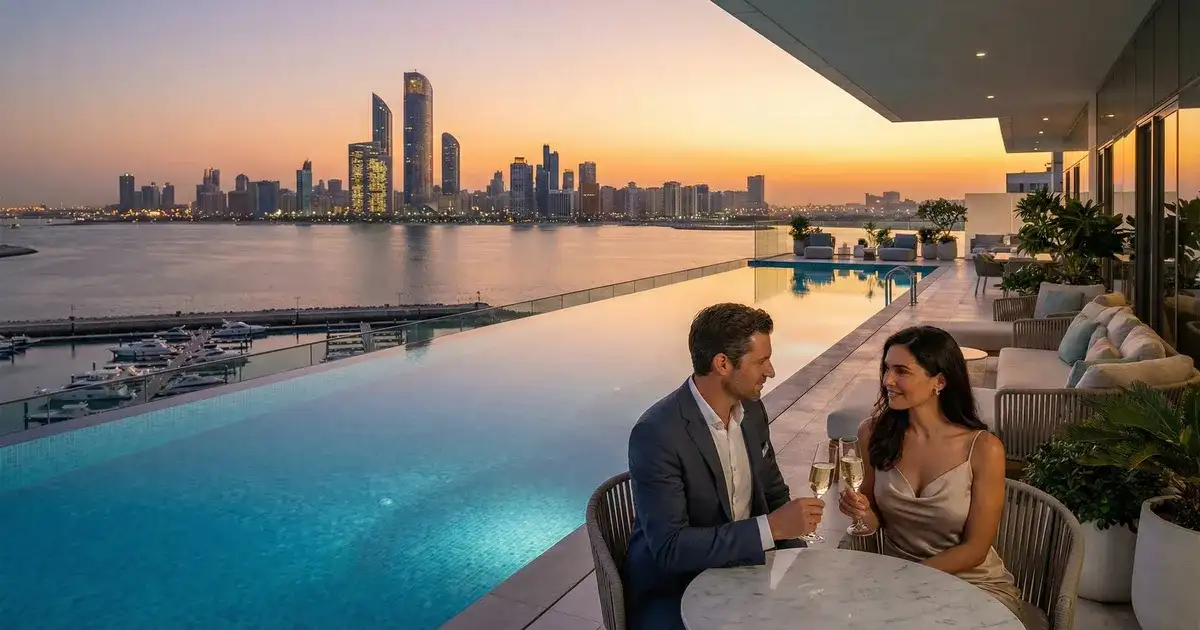 الحياة الفاخرة على الواجهة البحرية في أبوظبي: دليل العقارات الفاخرة ونمط الحياة