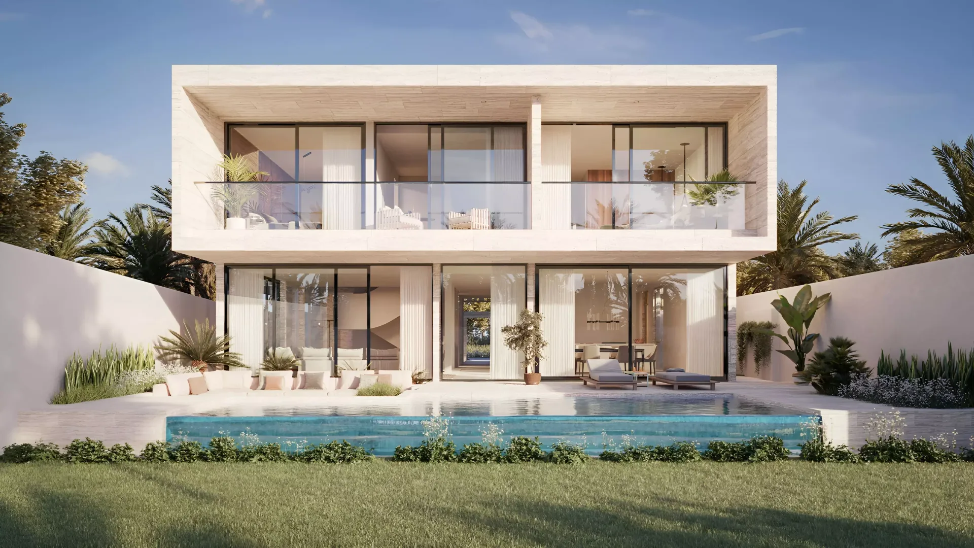 Project marketing visual for Nawayef East in Hudayriyat Island.